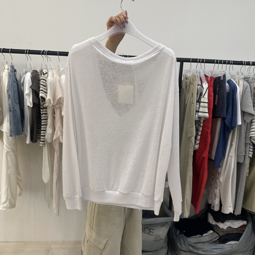 CEDARWOOD東大門實拍韓國女士新品職業熱賣時尚衛衣亞麻布CEDAR WOOD衛衣