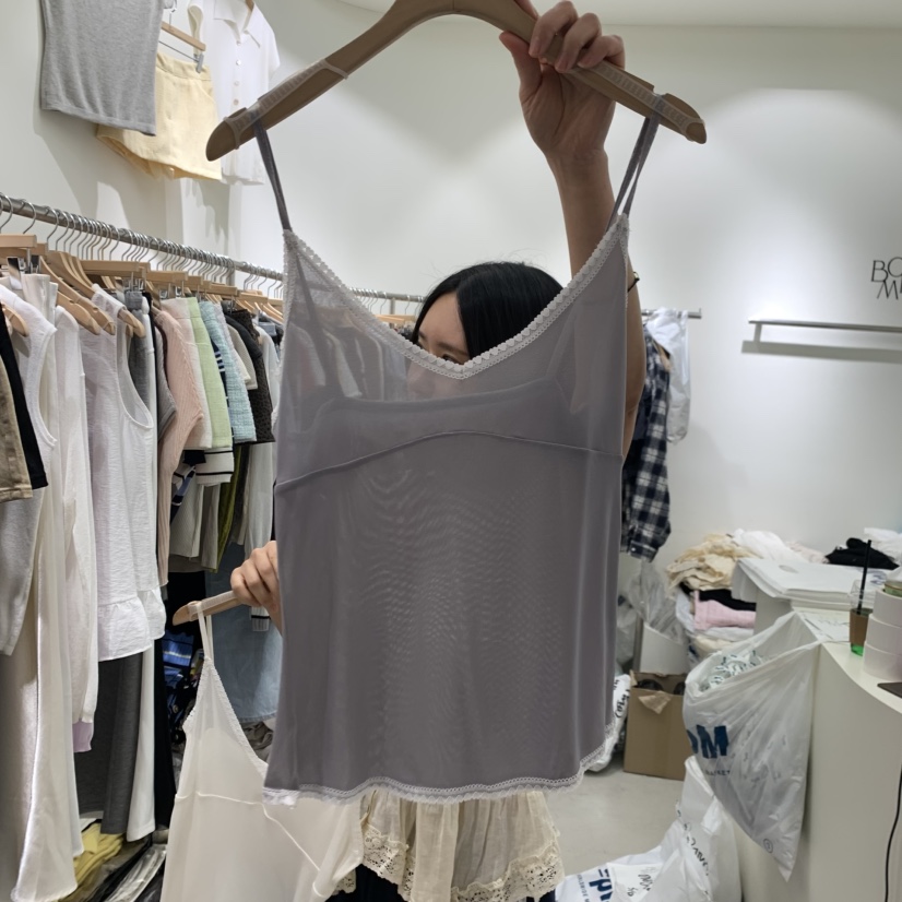 BY BOMI韓國直郵實拍女裝新款時尚26春夏休閑熱賣吊帶背心BY BOMI吊帶/背心圖色2