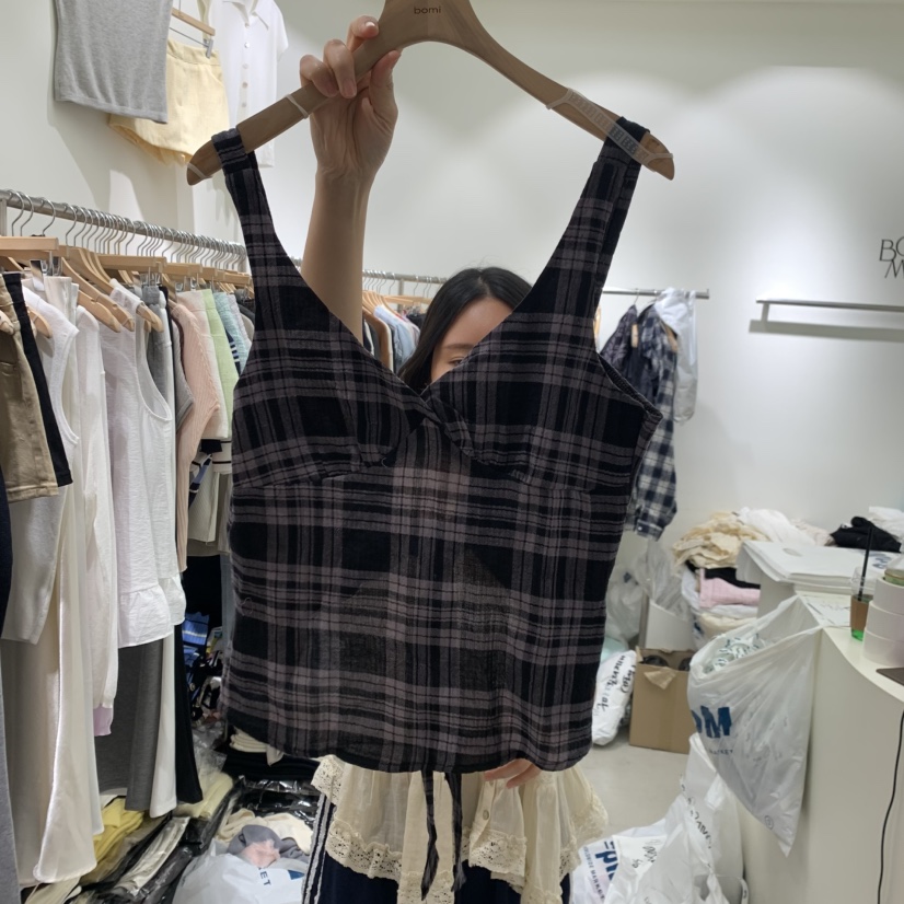 BY BOMI韓國直郵女裝新品時尚熱賣26春夏推薦休閑吊帶背心BY BOMI吊帶/背心圖色2