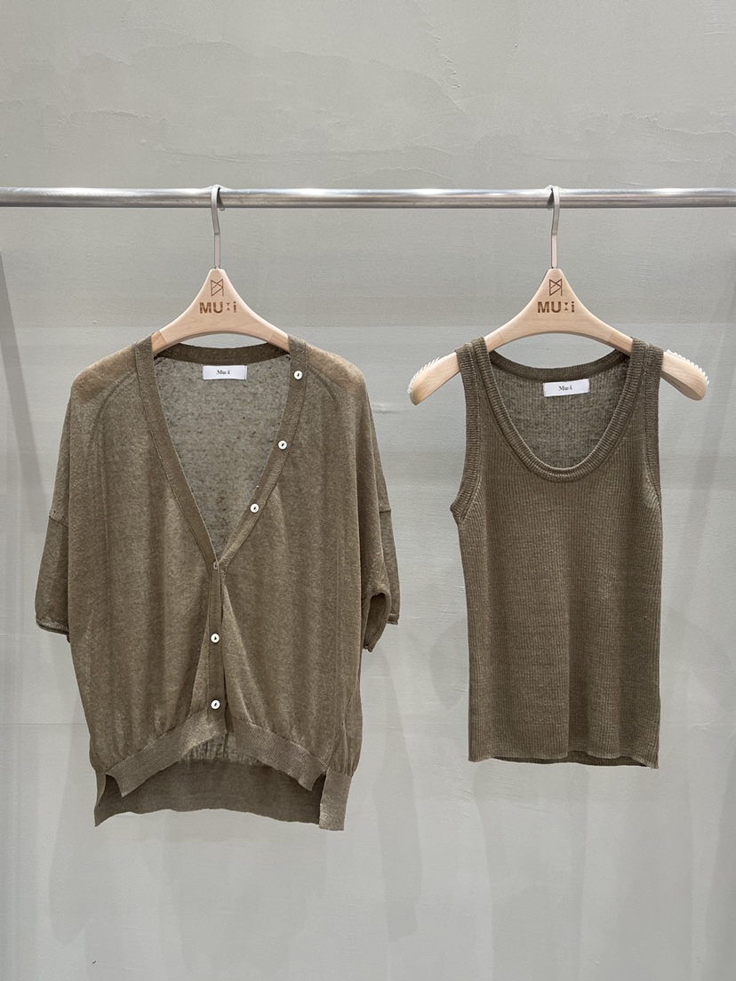 THE MUI韓國直郵女裝新品推薦熱賣休閑針織衫不對稱V領開衫THE MUI針織衫