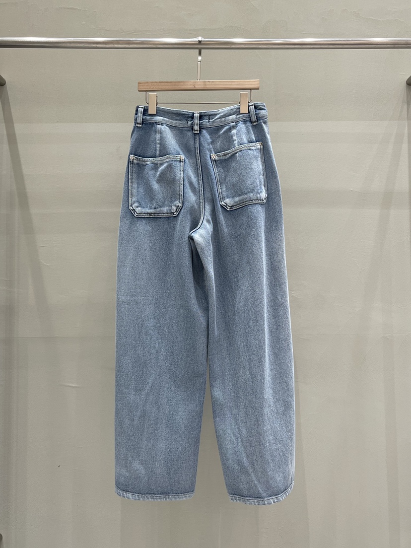 THE MUI東大門實拍韓國女士新品26春夏推薦時尚牛仔褲磨毛THE MUI牛仔褲