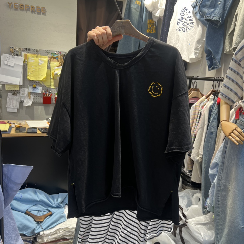 YESFREE韓國直郵女裝新款時尚26夏季推薦26春夏熱賣休閑T恤YESFREET恤圖色3