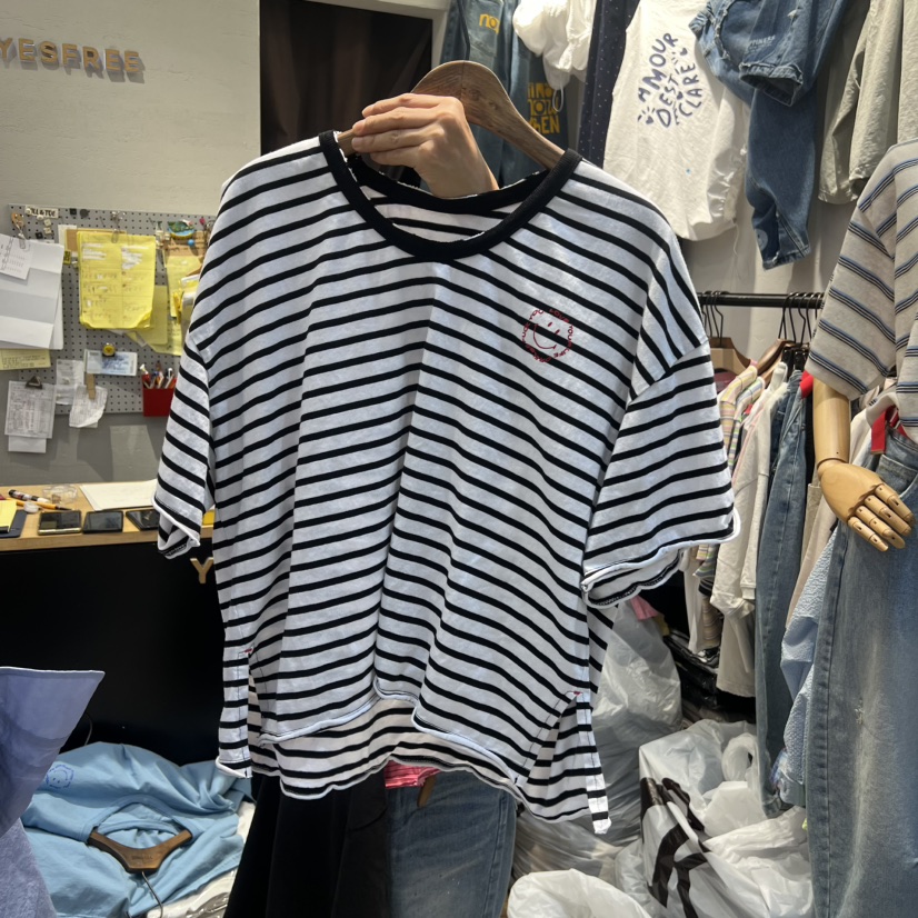 YESFREE韓國直郵女裝新款時尚26夏季推薦26春夏熱賣休閑T恤YESFREET恤圖色4