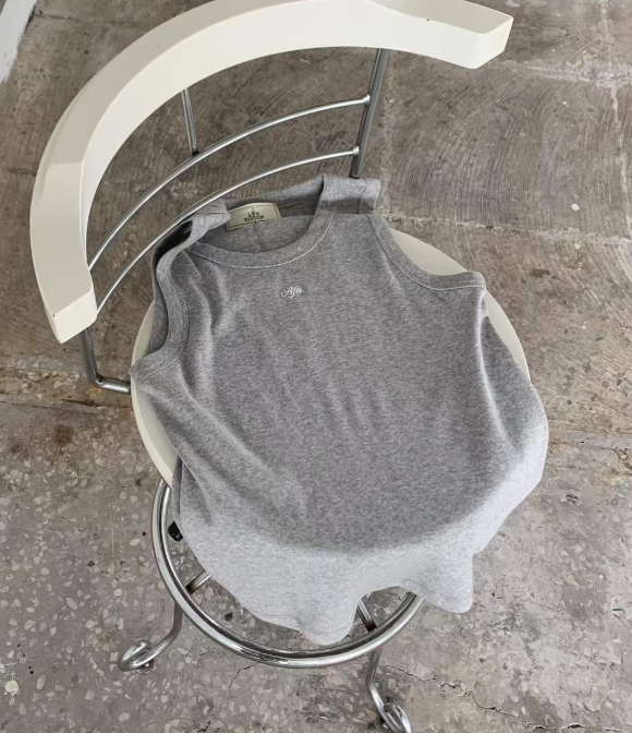 A Flan韓國直郵實拍女裝新品時尚熱賣休閑26夏季吊帶背心刺繡AFN/FLAN EDITION吊帶/背心圖色2