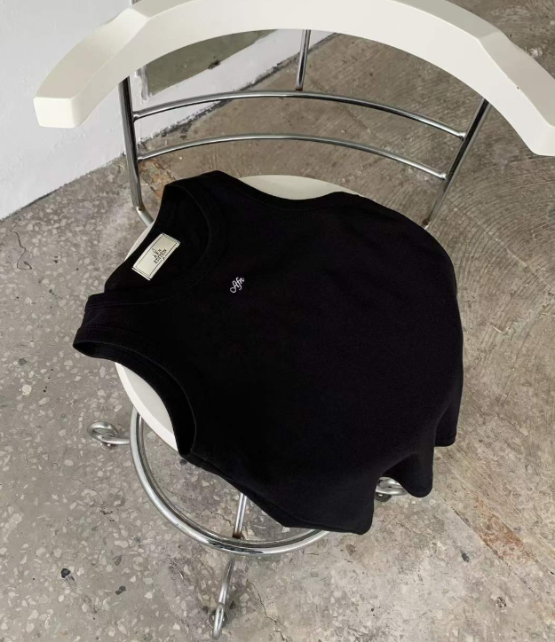 A Flan韓國直郵實拍女裝新品時尚熱賣休閑26夏季吊帶背心刺繡AFN/FLAN EDITION吊帶/背心圖色3