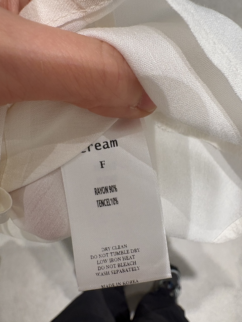 CREAM-P韓國直郵女裝新款推薦休閑時尚熱賣人氣襯衫蕾絲衫CREAM-P襯衫/蕾絲衫