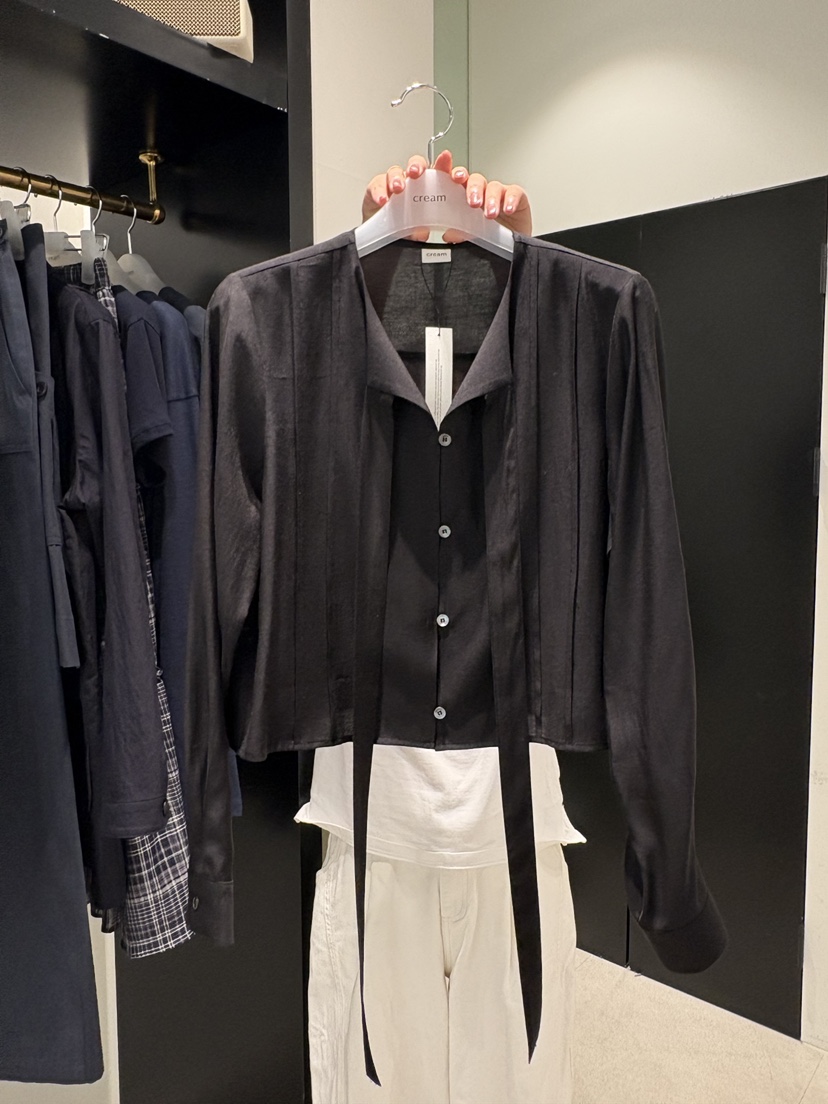 CREAM-P韓國直郵女裝新款推薦休閑時尚熱賣人氣襯衫蕾絲衫CREAM-P襯衫/蕾絲衫圖色3