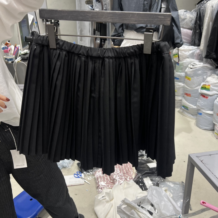 D2/A2韓國代購女士新款休閑人氣26夏季時尚推薦短裙褶皺D2/A2短裙