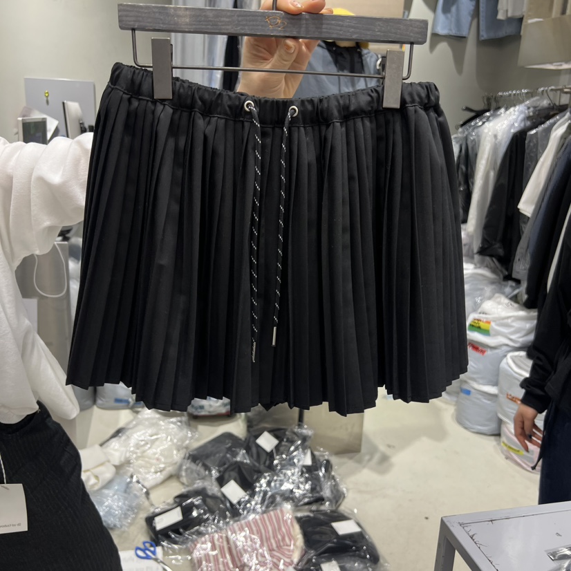 D2/A2韓國代購女士新款休閑人氣26夏季時尚推薦短裙褶皺D2/A2短裙圖色1