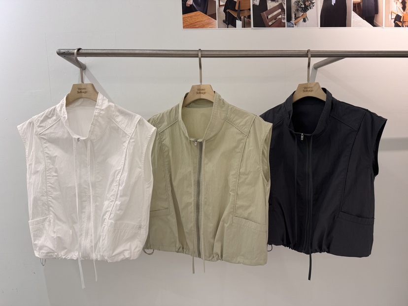 WEAUE SELVAGE韓國東大門代購女裝新款熱賣推薦時尚馬甲Weave Selvage馬甲