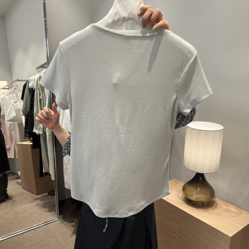 SIHO ARCHIVE東大門實拍韓國女裝新品職業26春夏時尚T恤SIHO ARCHIVET恤