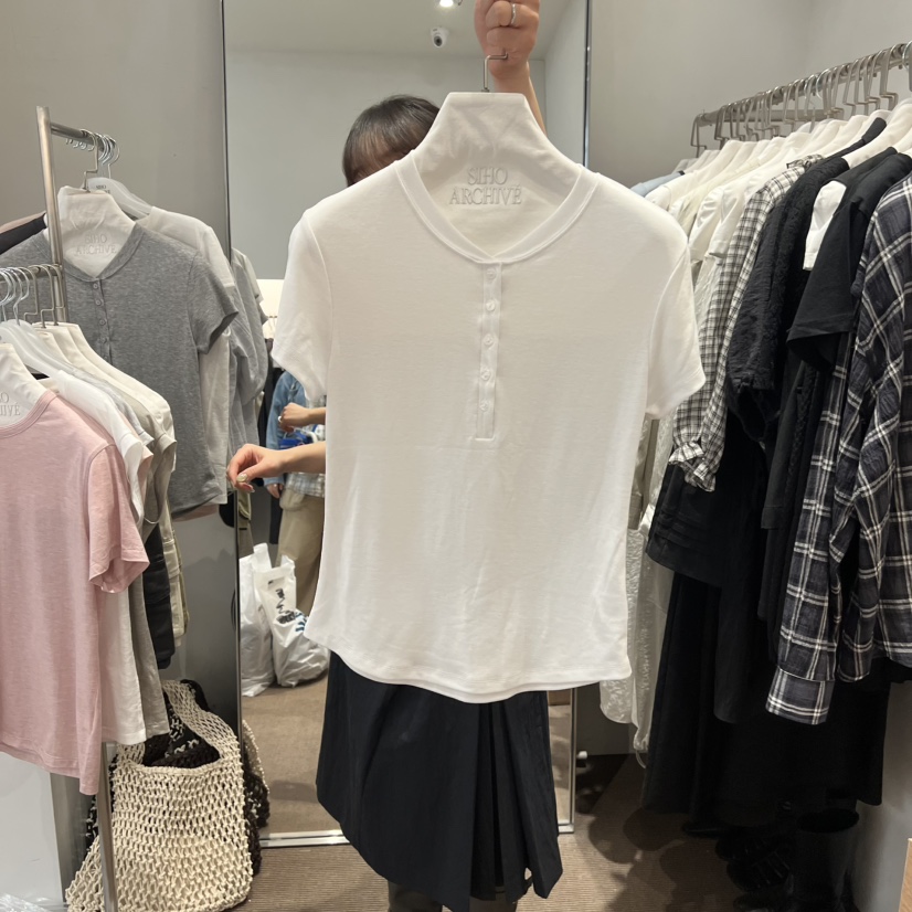 SIHO ARCHIVE東大門實拍韓國女裝新品職業26春夏時尚T恤SIHO ARCHIVET恤圖色1