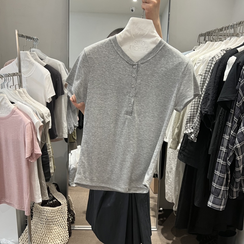 SIHO ARCHIVE東大門實拍韓國女裝新品職業26春夏時尚T恤SIHO ARCHIVET恤圖色2