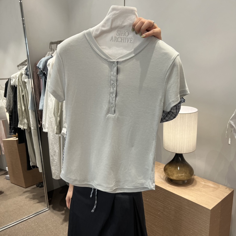 SIHO ARCHIVE東大門實拍韓國女裝新品職業26春夏時尚T恤SIHO ARCHIVET恤圖色4