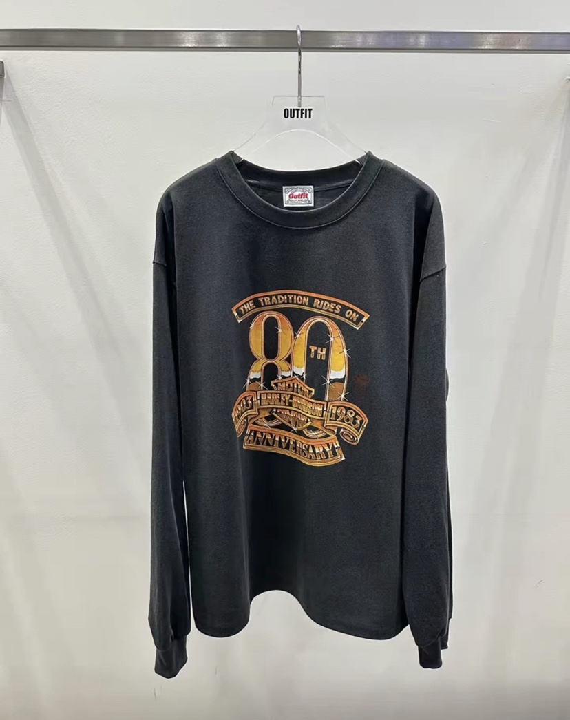 OUTFIT韓國東大門直郵女裝新品休閑26春夏人氣26夏季長袖T恤OUTFIT長袖T恤圖色1