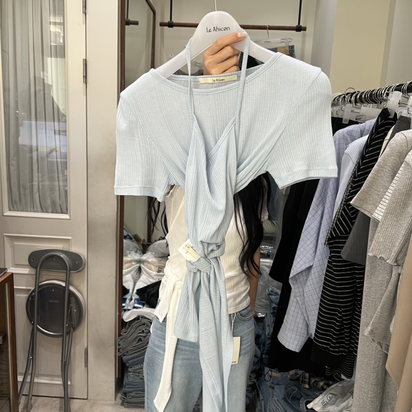 LE AHICON韓國直郵實拍女士新品人氣休閑26春夏套裝套裝Le Ahicon套裝圖色1
