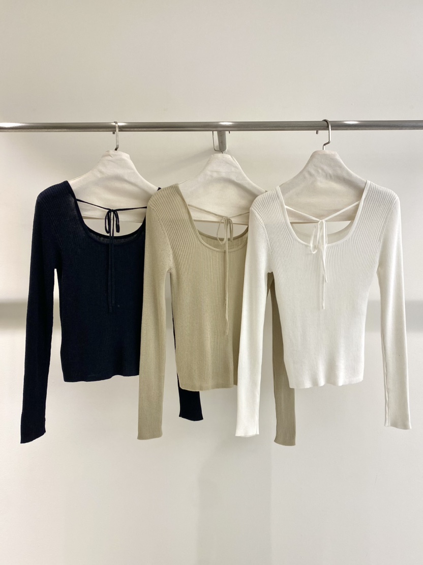 1968韓國東大門直郵女裝新品休閑職業人氣熱賣針織衫系帶1968/YEOUYA針織衫