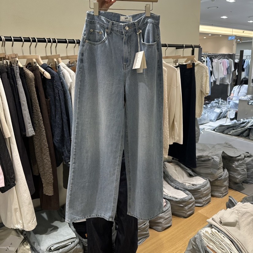 GILLI韓國直郵女士新款職業休閑推薦熱賣26夏季人氣牛仔褲GILLI牛仔褲圖色2深色