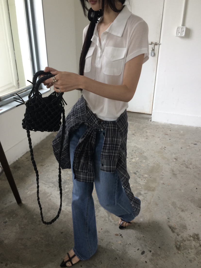 ANOU韓國代購女裝新品人氣26夏季26春夏熱賣休閑單肩斜跨包ANOU單肩/斜跨包圖色2黑色