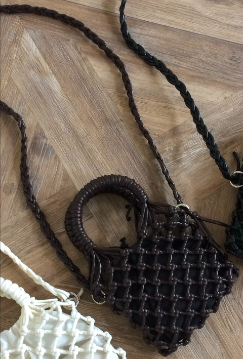 ANOU韓國代購女裝新品人氣26夏季26春夏熱賣休閑單肩斜跨包ANOU單肩/斜跨包圖色3棕色