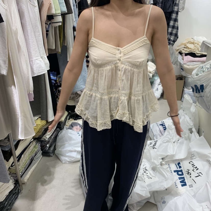 BY BOMI韓國東大門直郵女裝新品職業推薦時尚26夏季吊帶背心BY BOMI吊帶/背心圖色1