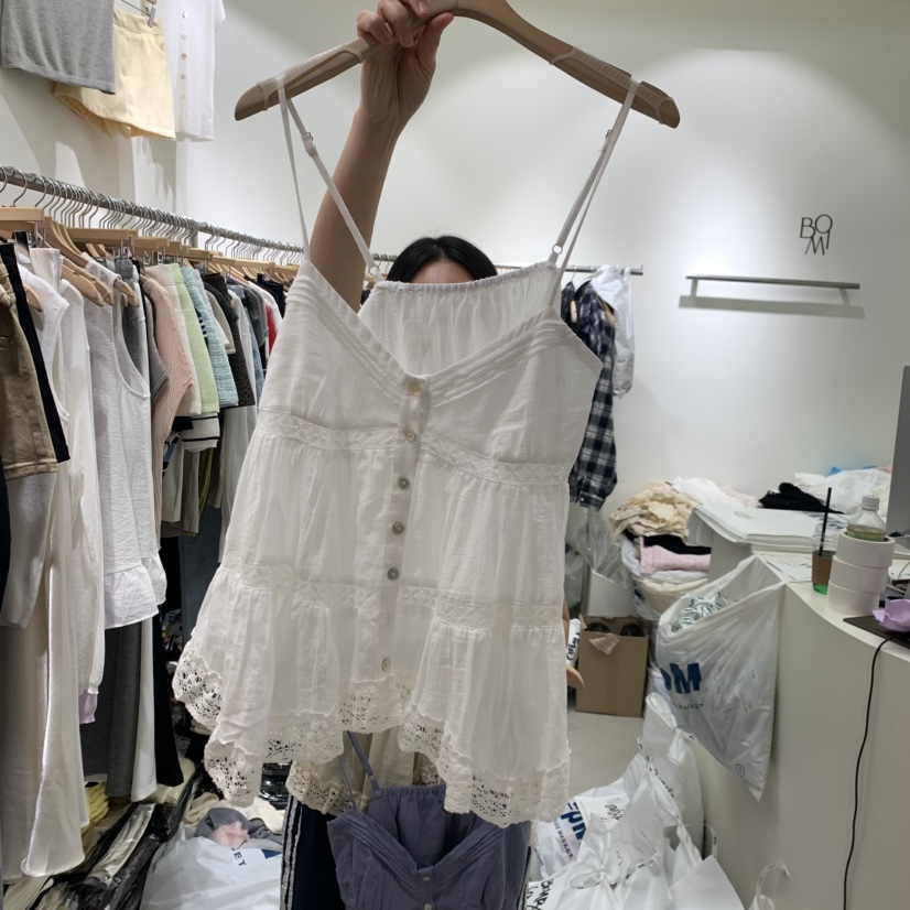 BY BOMI韓國東大門直郵女裝新品職業推薦時尚26夏季吊帶背心BY BOMI吊帶/背心圖色2