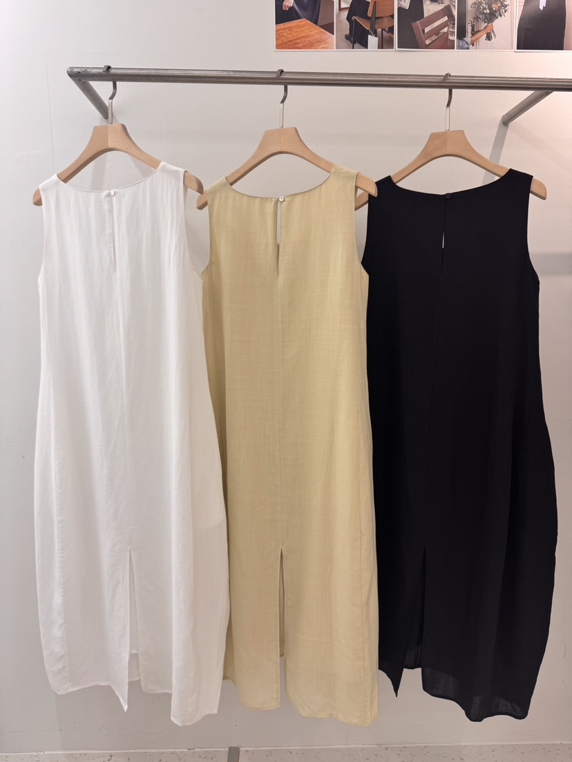 WEAUE SELVAGE韓國直郵實拍女裝新品人氣26夏季休閑連衣裙Weave Selvage連衣裙