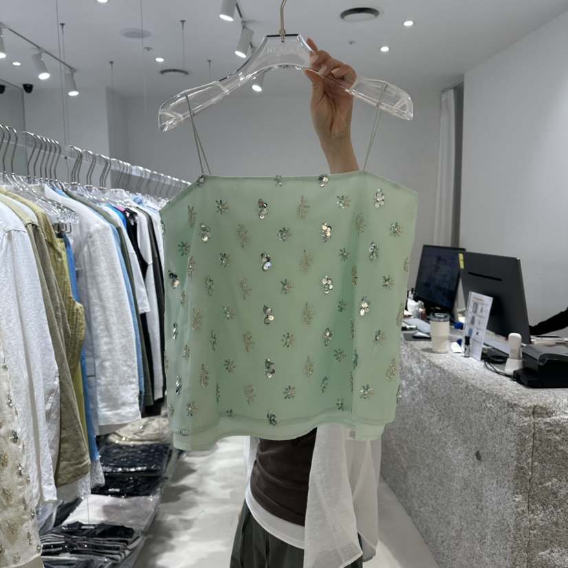 NEROLI 36韓國東大門直郵女士新品26夏季休閑時尚吊帶背心NEROLI 36吊帶/背心圖色2