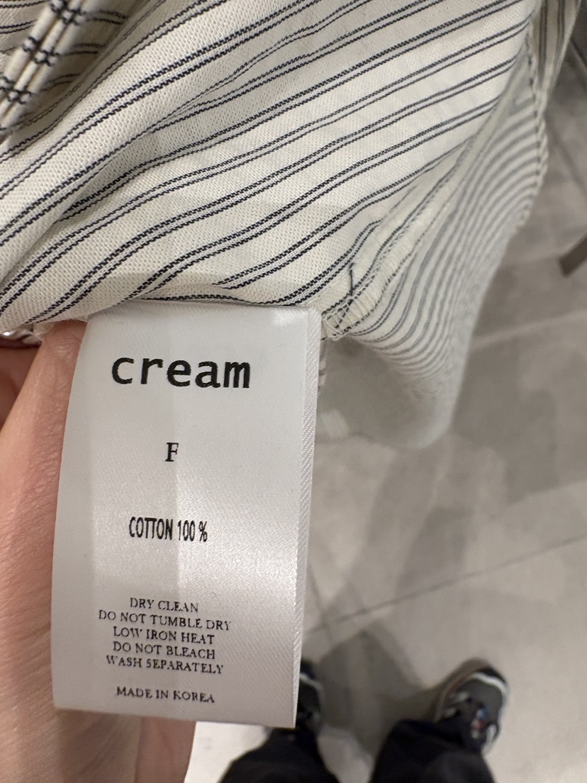 CREAM-P韓國代購女士新款熱賣26夏季時尚26春夏襯衫蕾絲衫CREAM-P襯衫/蕾絲衫