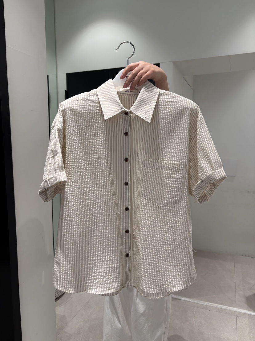 CREAM-P韓國代購女士新款熱賣26夏季時尚26春夏襯衫蕾絲衫CREAM-P襯衫/蕾絲衫圖色2