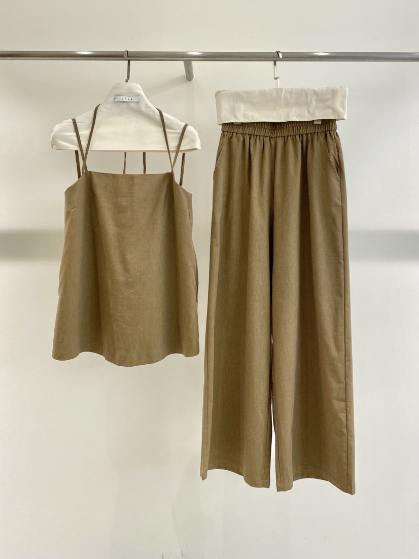 1968韓國直郵女士新品職業推薦人氣時尚26夏季套裝闊腿褲1968/YEOUYA套裝圖色2