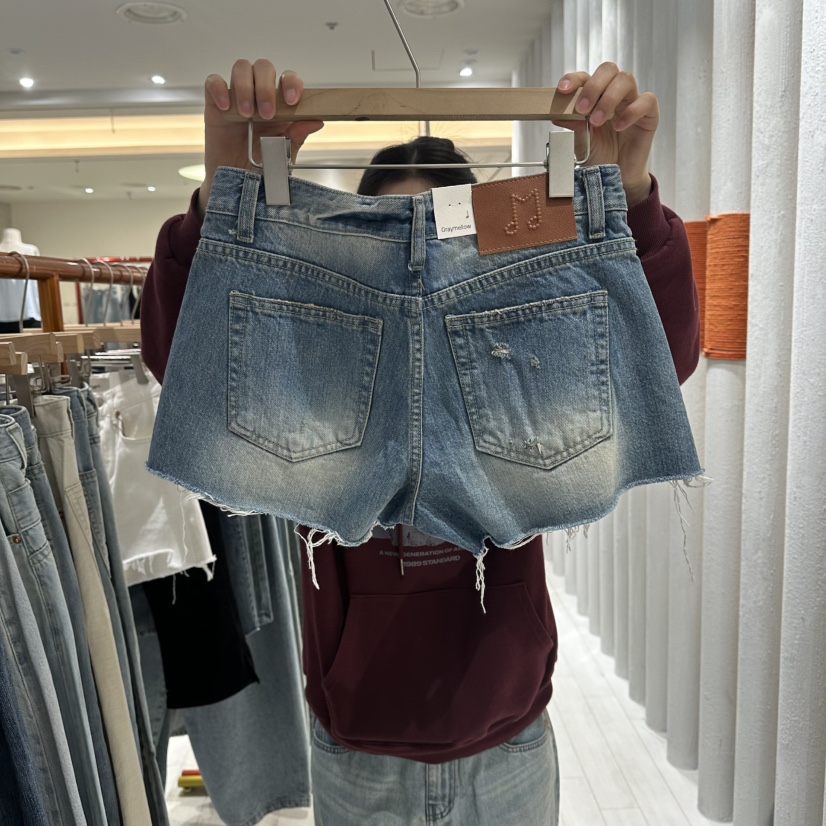 GRAYMELLOW韓國東大門直郵女裝新品職業26春夏時尚休閑短褲GRAYMELLOW短褲