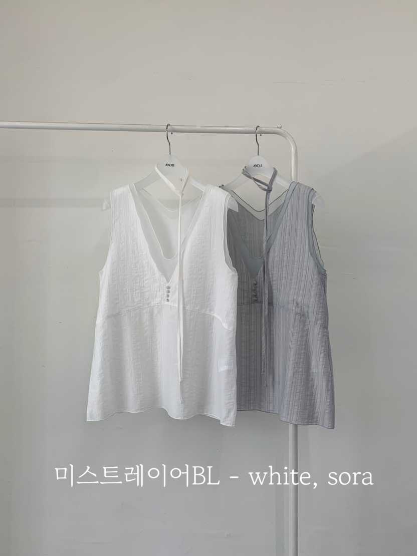 ANOU韓國東大門直郵女士新品熱賣休閑時尚吊帶背心含脖帶ANOU吊帶/背心