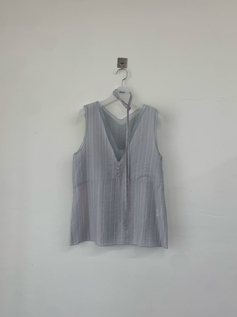 ANOU韓國東大門直郵女士新品熱賣休閑時尚吊帶背心含脖帶ANOU吊帶/背心圖色2
