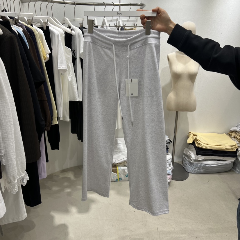 INNI韓國直郵女裝新款熱賣26春夏休閑人氣推薦時尚休閑褲inni休閑褲圖色1