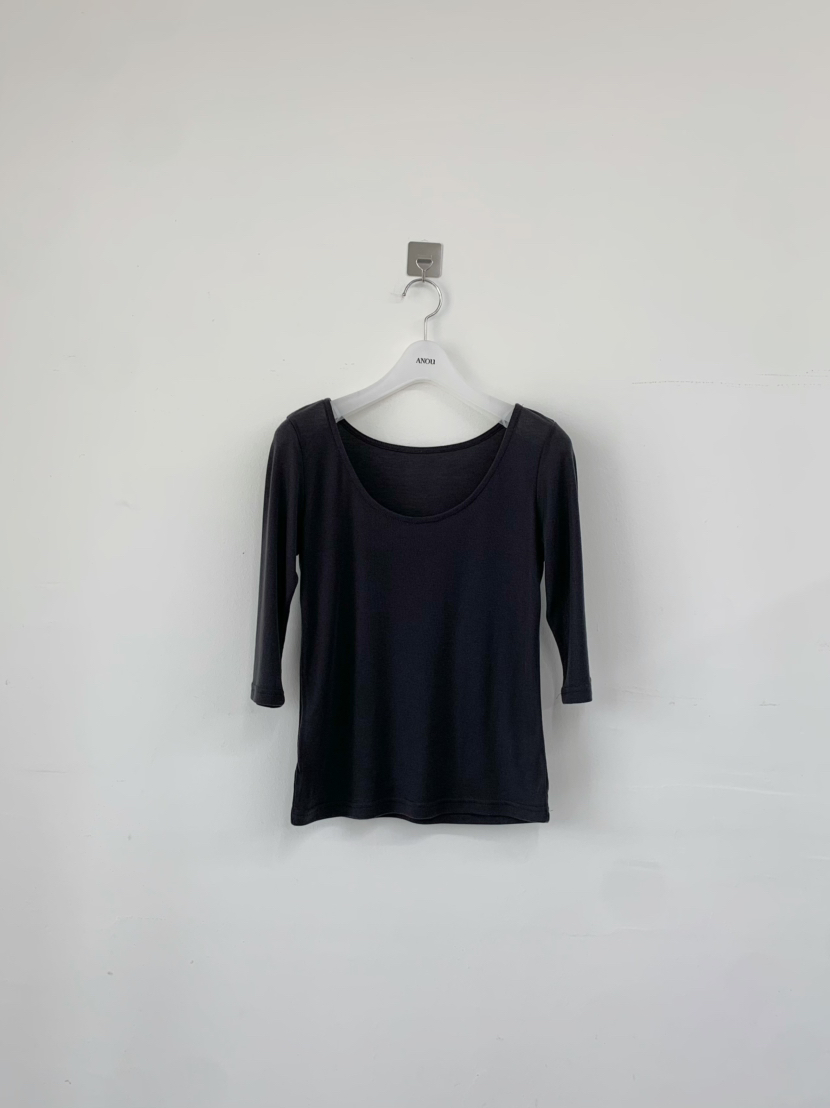 ANOU韓國直郵女士新款熱賣26夏季推薦人氣休閑時尚T恤天絲ANOUT恤圖色3