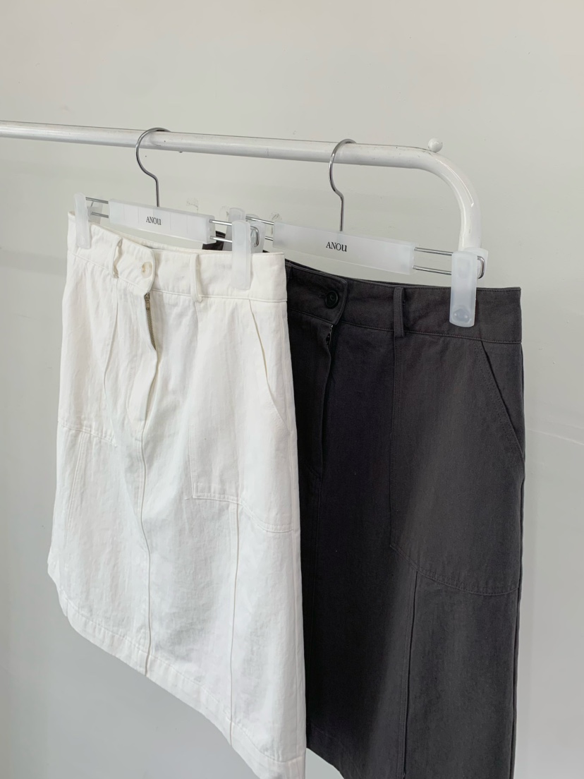 ANOU韓國代購女裝新款熱賣26春夏休閑人氣時尚職業推薦短裙ANOU短裙