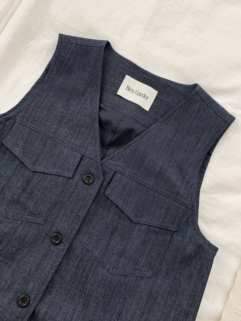 BIEN GARDER東大門實拍韓國女士新品時尚人氣熱賣套裝亞麻BIEN GARDER套裝