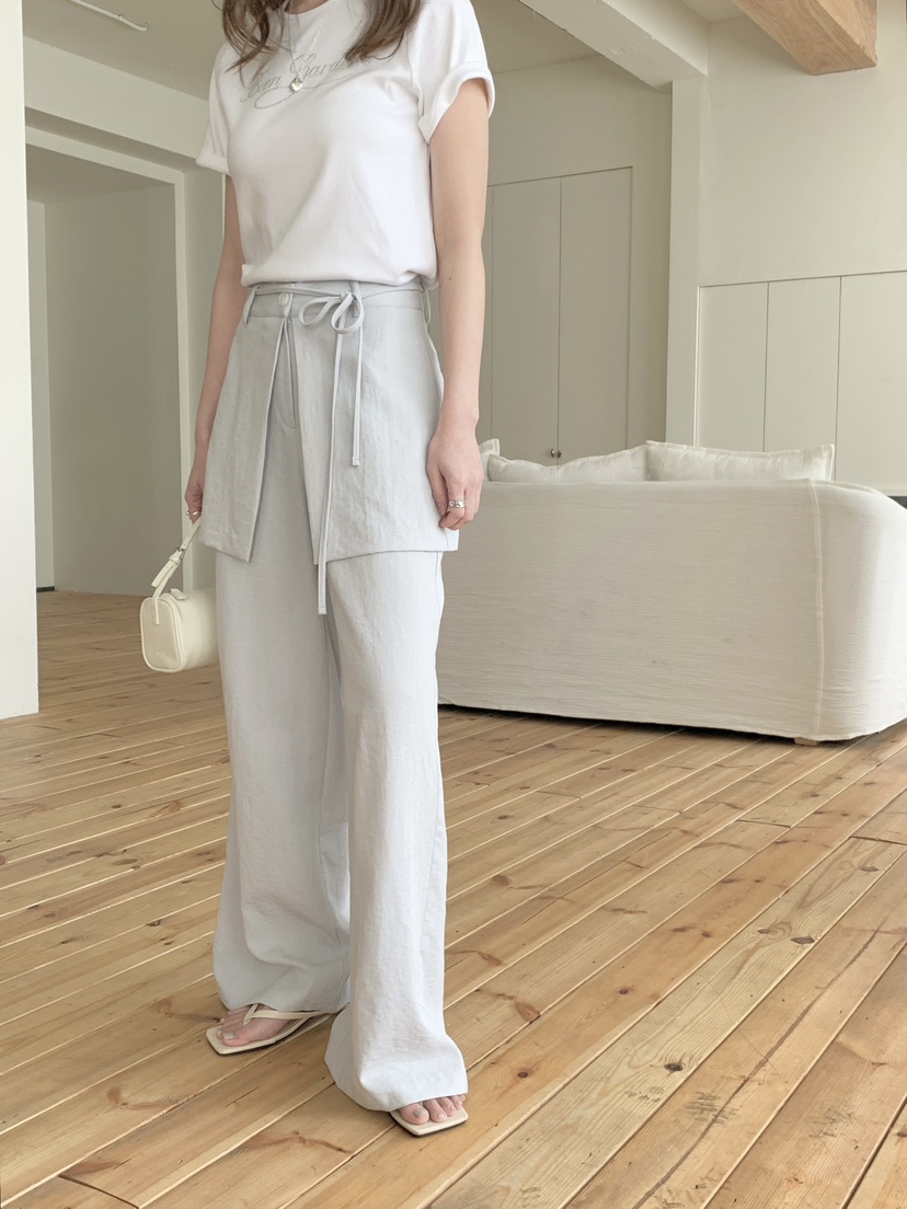 BIEN GARDER東大門實拍韓國女裝新款26夏季套裝不含內搭亞麻布BIEN GARDER套裝