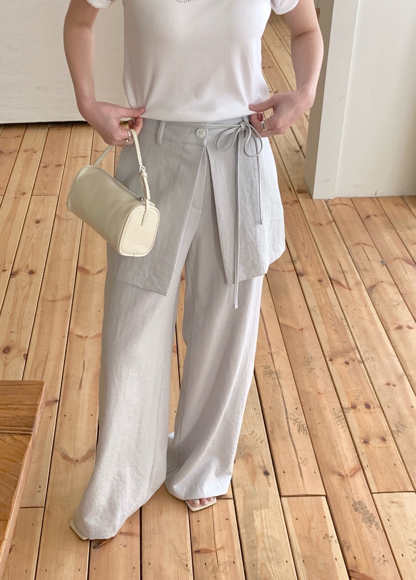 BIEN GARDER東大門實拍韓國女裝新款26夏季套裝不含內搭亞麻布BIEN GARDER套裝