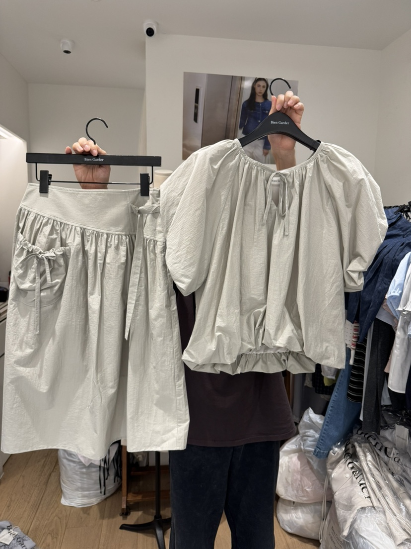 BIEN GARDER韓國代購女裝新品26春夏休閑時尚26夏季套裝BIEN GARDER套裝圖色3