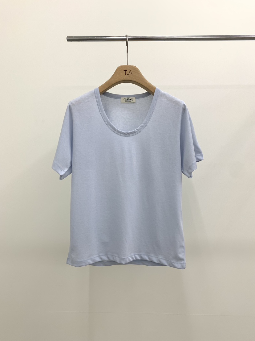 THE ABLE東大門直郵女士新品時尚26春夏推薦熱賣T恤絲綢THE ABLE/TAT恤圖色3