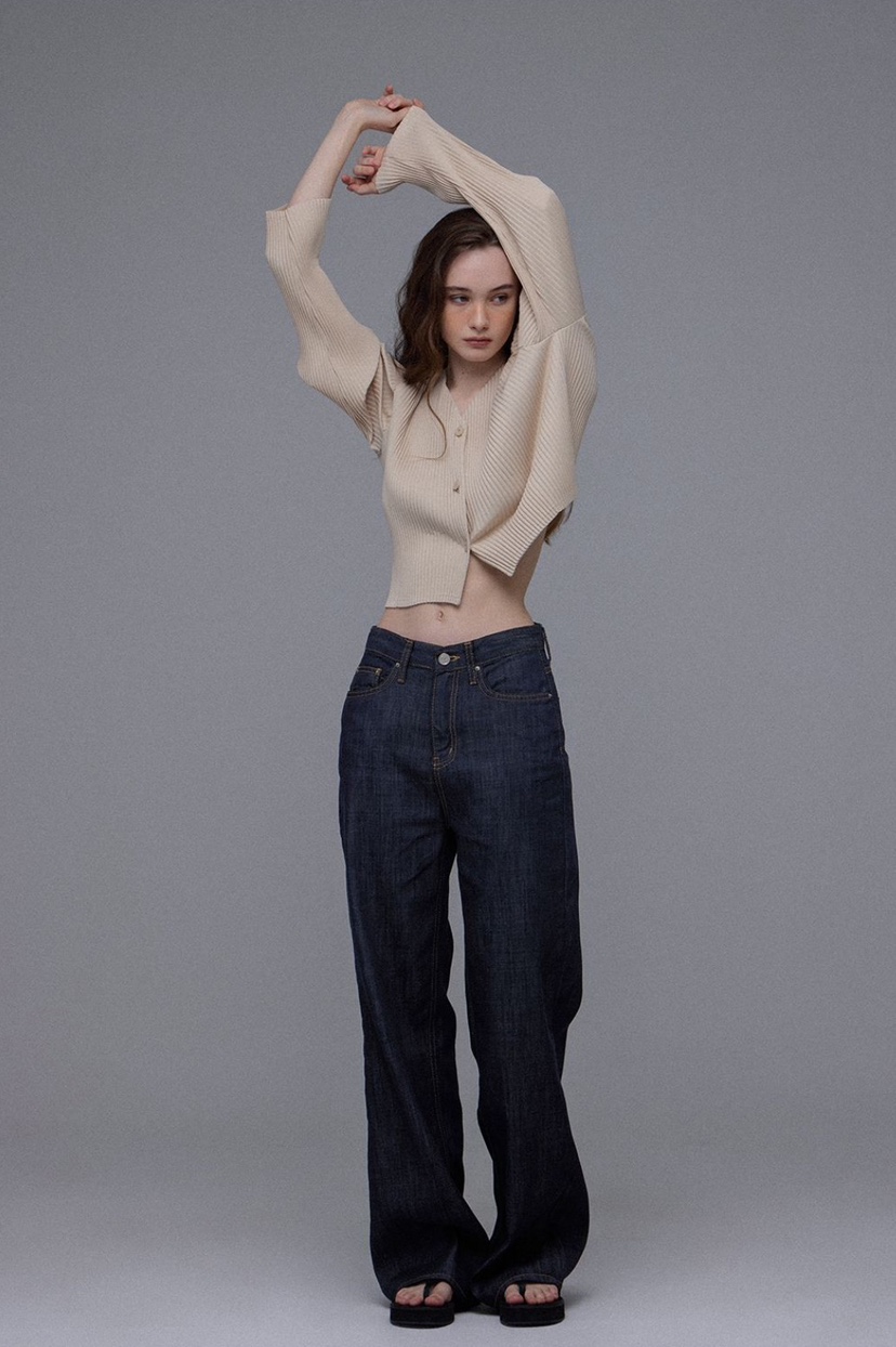 MILUI韓國直郵女裝新品人氣時尚休閑推薦真品26春夏牛仔褲MILUI牛仔褲