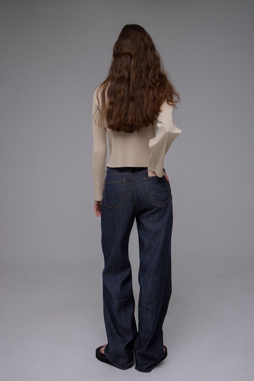 MILUI韓國直郵女裝新品人氣時尚休閑推薦真品26春夏牛仔褲MILUI牛仔褲