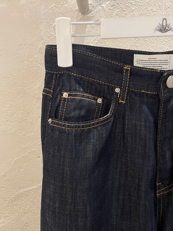 MILUI韓國直郵女裝新品人氣時尚休閑推薦真品26春夏牛仔褲MILUI牛仔褲