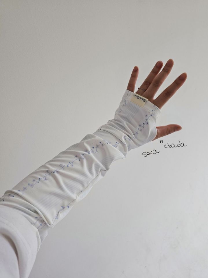 EBADA東大門實拍韓國女士新品職業時尚26春夏26夏季手套花朵EBADA手套