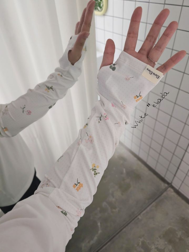 EBADA東大門實拍韓國女士新品職業時尚26春夏26夏季手套花朵EBADA手套