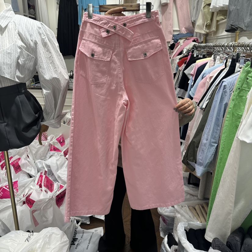 J.RITZY韓國代購女士新品26春夏熱賣時尚職業26夏季休閑褲J.RITZY休閑褲