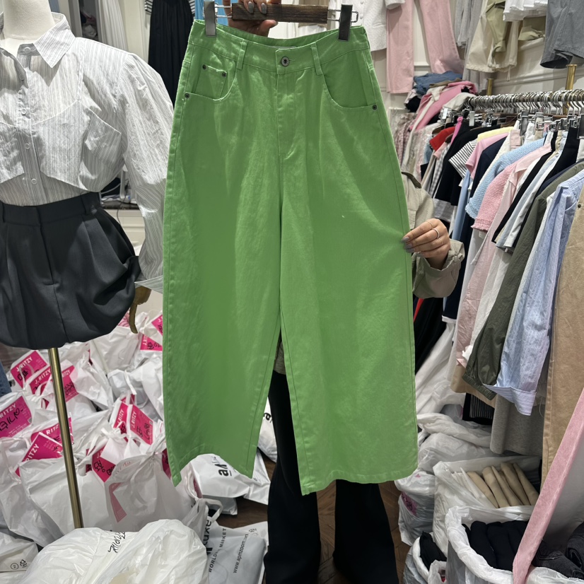 J.RITZY韓國代購女士新品26春夏熱賣時尚職業26夏季休閑褲J.RITZY休閑褲圖色3