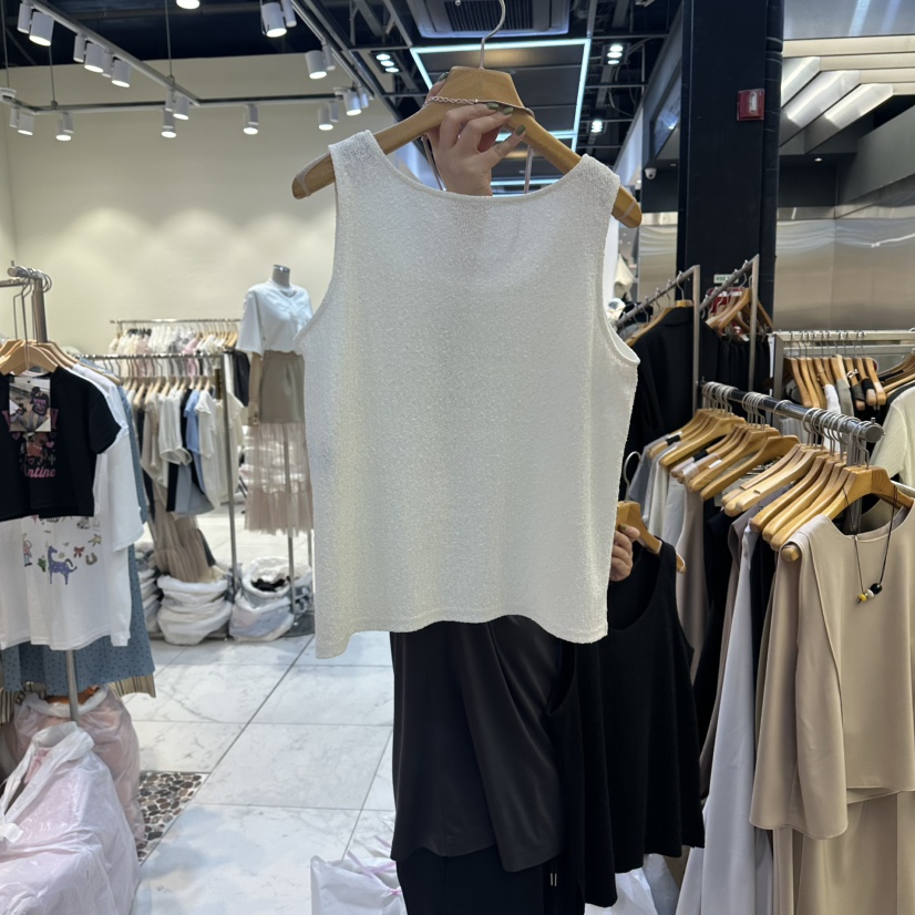 SANS東大門代購女裝新款職業休閑26春夏熱賣吊帶背心蕾絲SANS吊帶/背心